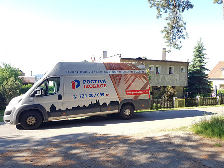 Izolace střechy rodinného domu v Trhovém Štěpánově